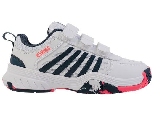 KSwiss Tennisschuhe Court Express 2 Strap/Klettverschluss Allcourt 2025 weiss Klein-/Kinder